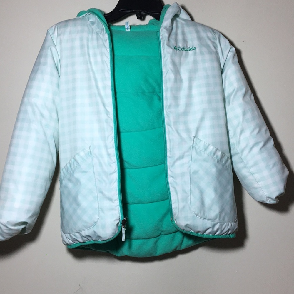 Girls Columbia reversible coat